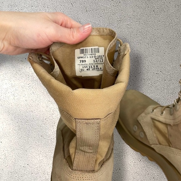 Army US Military Vibram Combat Boots 789 Hot Weather USA - Picture 8 of 8